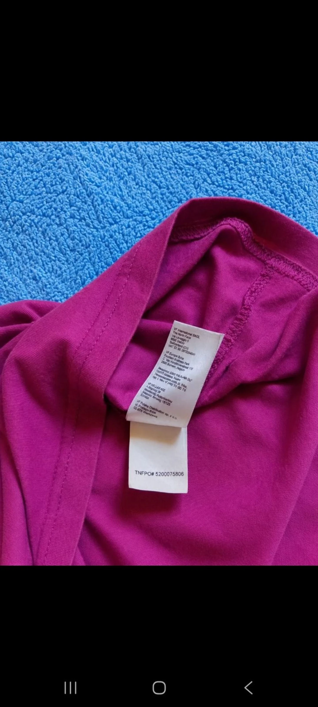Camiseta The North Face Hombre Talla M Fucsia Logo Grande Original – photo 6